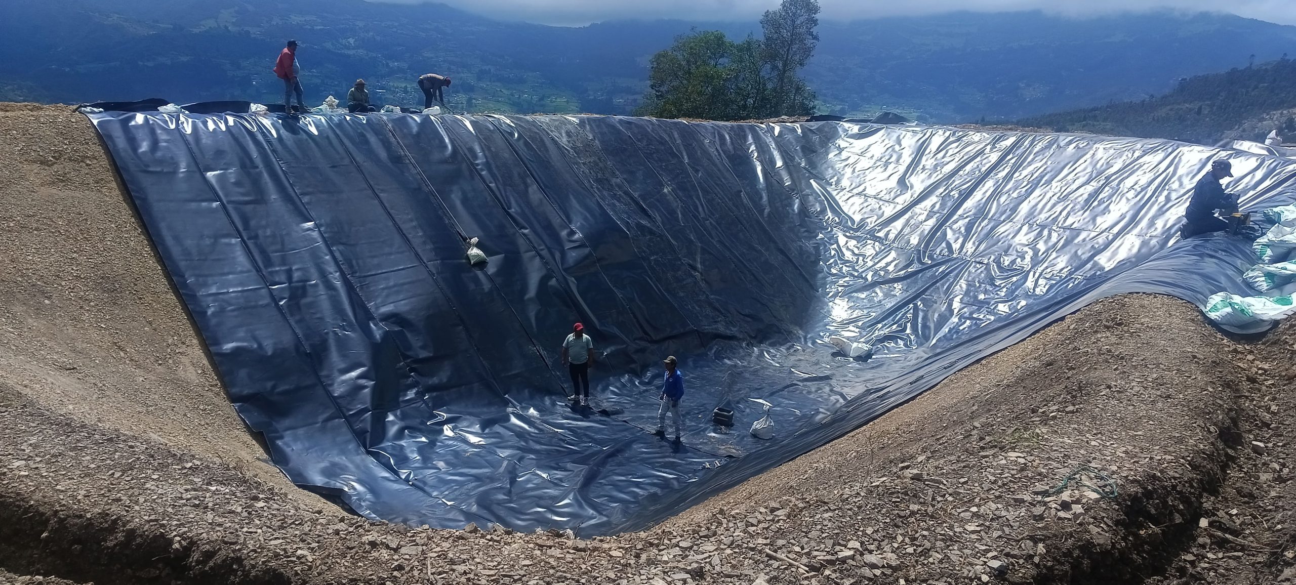 Instalación de geomembrana 4